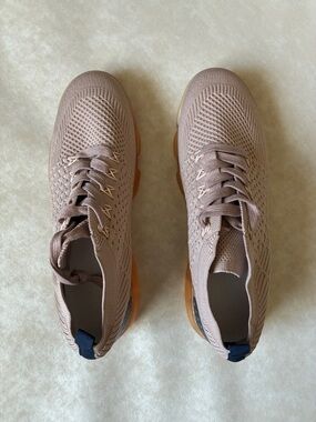 Women’s Knit Athletic Sneakers in Taupe